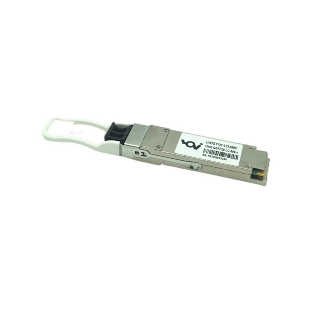 QSFP28 100G ZR4 LC 80km for Telecom network Optical Transceiver