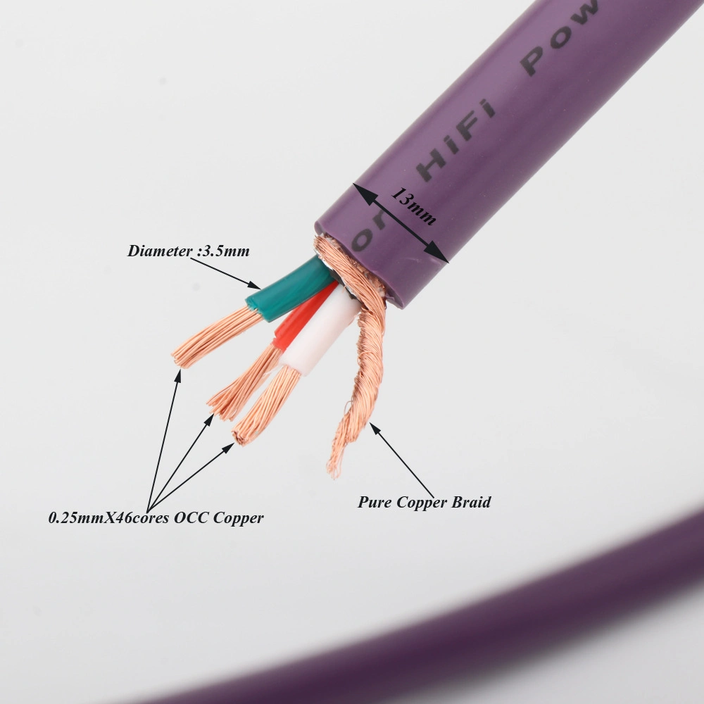 5n OFC Interconnection Cable Isolated Audio Cable Audio Signal Cable