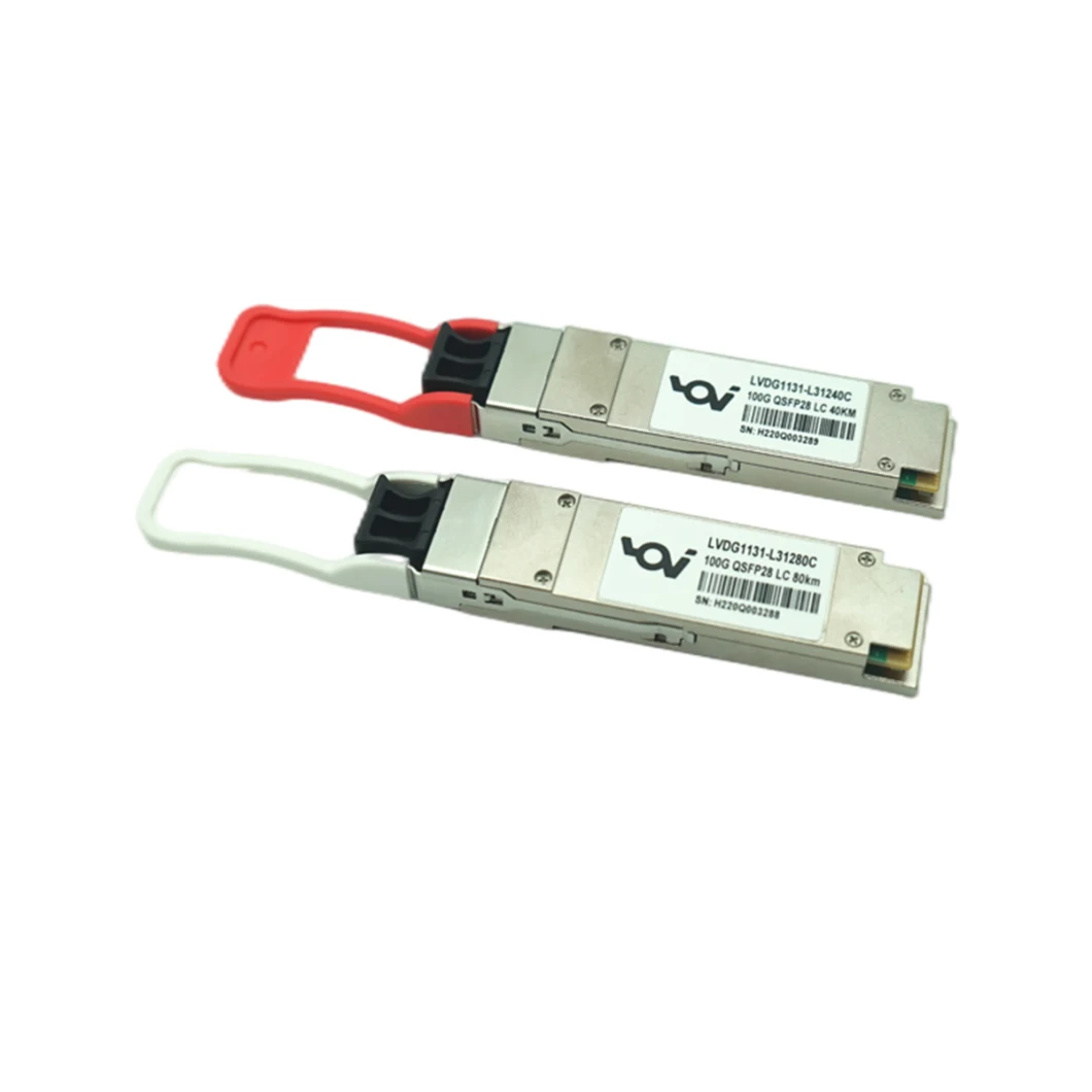 QSFP28 100G ZR4 LC 80km for Telecom network Optical Transceiver