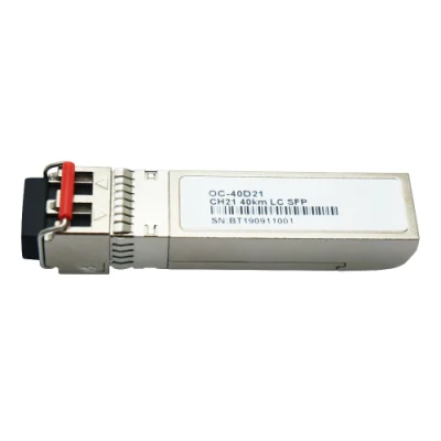 1,25g DWDM 120km C21-C60 SFP Módulo óptico para equipamentos DWDM